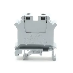 CNBX Factory Price UK waterproof plastic din rail electric 3-way spring terminal block