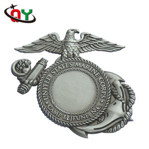 Custom Made Aquila Forma Del Nastro Placcato In Rilievo In Metallo militare pilota ala distintivo dell'emblema - Product Image 4