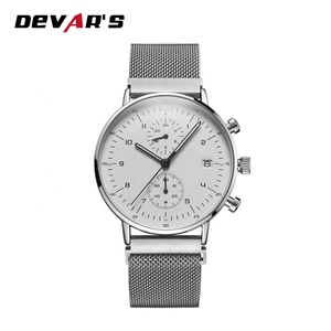 <span class=keywords><strong>Montre</strong></span> de sport pour hommes ou garçons, bracelet <span class=keywords><strong>en</strong></span> acier inoxydable et <span class=keywords><strong>en</strong></span> cuir, étanche 3atm, haute qualité - Product Image 6