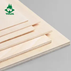 Basswood kereste 2.5mm kalınlığında kontrplak kontrplak lazer kesim tahta kereste