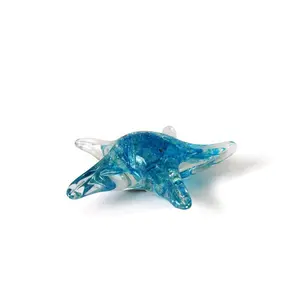 海洋动物纪念品礼品水晶海星手吹玻璃