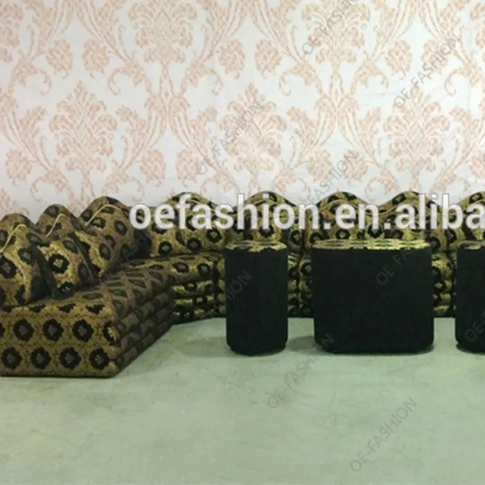 Sofá árabe majlis, sofá de suelo marroquí, 01