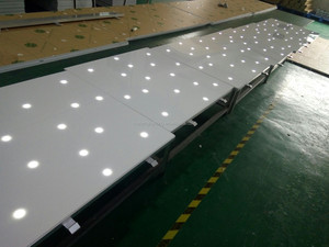 Nuevo Bar/Banquete/boda/Hotel blanco y negro estrellas brillantes led pista de baile - Product Image 3