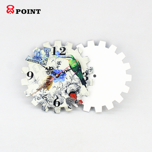 8inch Sublimation Blank MDF Clock Round Shape Wall Clock Blank