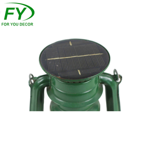De Metal <span class=keywords><strong>inflable</strong></span> color verde blanco puro de temperatura al aire libre camping huracán <span class=keywords><strong>solar</strong></span> led de la luz de la <span class=keywords><strong>linterna</strong></span> - Product Image 2