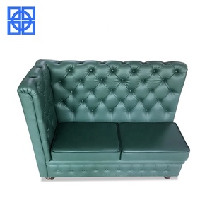 Francés personalizado KTV Karaoke <span class=keywords><strong>Bar</strong></span> muebles de cuero verde suave cómodo sofá Booth para restaurante con <span class=keywords><strong>el</strong></span> precio - Product Image 3