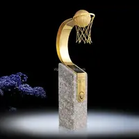 זהב מתכת גביע אליפות ה-nba כדורסל גביעים ופרסים oem יצרן מתכת אלוף גביע הפרס