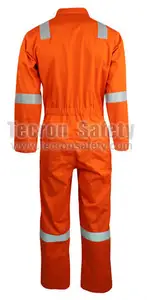 Cotton Coverall EN11612 FR Cotton Coverall Flame Resistant Cotton Coveralls