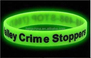 Incandescente <span class=keywords><strong>Silicone</strong></span> Su Misura Wristabands, Ordine Braccialetti di <span class=keywords><strong>Silicone</strong></span> Personalizzati Con Il Vostro Logo - Product Image 5