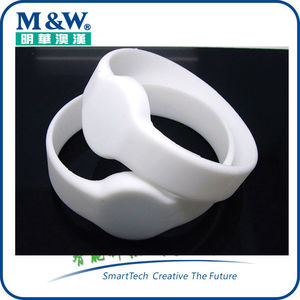 Водонепроницаемый силиконовый NFC-браслет Custom M&W MH2233 с чипом <span class=keywords><strong>RFID</strong></span> F08 13,56 МГц и интерфейсом связи для контроля доступа - Product Image 2