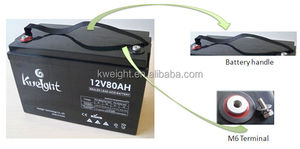 بطارية قابلة للشحن عمر البطارية الشمسية 12V 80AH smf vrla الرصاص الحمضية دورة عميقة بطارية ups 12v 80ah سعر الجملة - Product Image 5