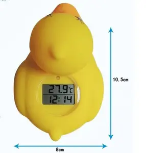 الطفل مقياس حرارة الماء بشاشة LCD مضاد للماء بطة