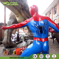 Tema Taman Serat Kaca Super Hero Klasik Karakter Ukuran Hidup