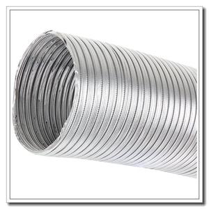 Çevre koruma spiral kanalı hava difüzörü yarı sert alüminyum esnek kanal - Product Image 2