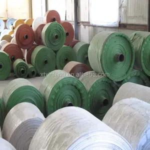 25Kg 50Kg customize color Laminated sack Green PP fabric Woven Plastic Roll