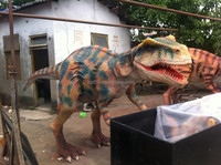 Costumes de dinosaure vert gonflables taille adulte pour parc d'attractions Cosplay utilisé