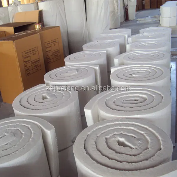 Alto aluminio resistente al fuego 1400 manta de fibra cerámica para horno