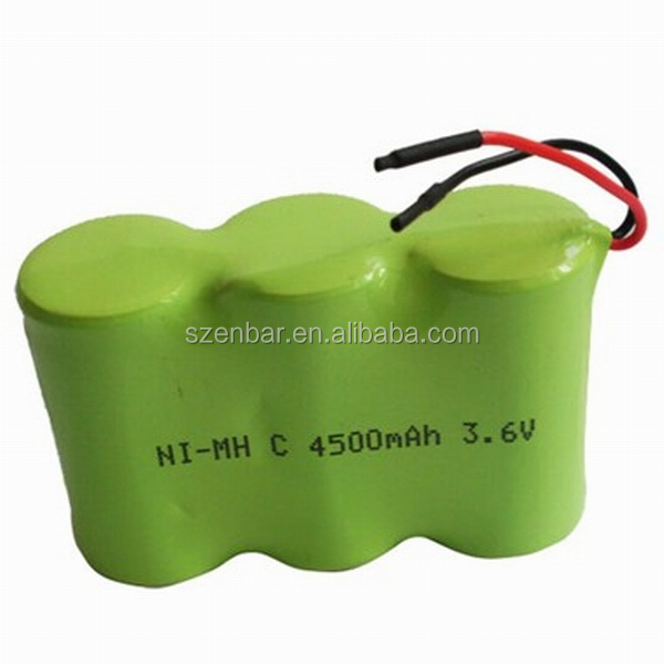 D 10000mAh 3.6V Rechargeable Ni-MH Battery Pack Industrial Batteries