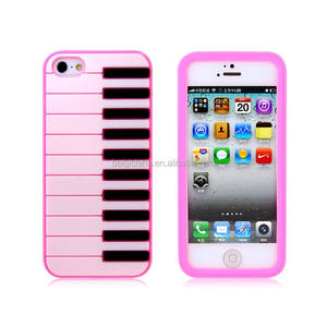 Индивидуальный силиконовый чехол для телефона с изображением музыкального человека - Product Image 1