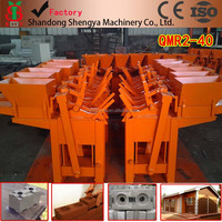 QMR2-40 Vente directe du fabricant, machines à fabriquer des briques, machine à briques en argile