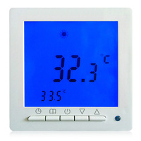 C09 Otel Odası Yerden Isıtma Sistemi Dijital Termostat Esnek Programlama Modern Tasarım Geniş LCD Ekran İç/Dış Mekan