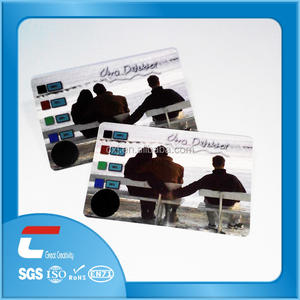 באיכות גבוהה פלסטיק PVC לשימוש חוזר לחץ מצב רוח קלפי כרטיס - Product Image 5