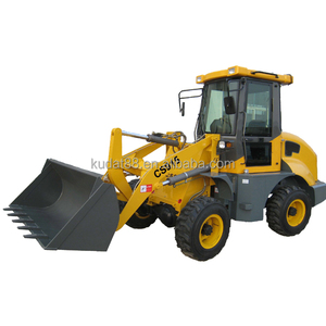 Diskon besar CE disetujui 1 Ton Mini Wheel Loader dari Tiongkok dengan Joystick & A/C menampilkan komponen mesin inti