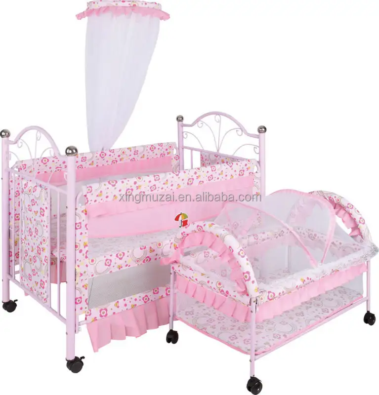 Baby Metalen Crib Box Babybedjes Slaapkamer Meubilair Voor Kid China Fabrikanten Cuna Bebe Kids Cribs