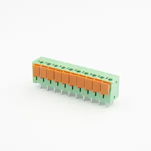 Green SK ShangKai krone rj45 terminal block pin type line pin connectors pin type dual in 26 14wag 2 27 pcb cqc 2p 24p