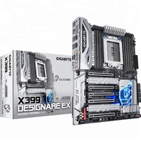 Motherboard Desktop GIGABYTE X399 DESIGNARE EX Bekas 100% Original AMD 128GB Socket TR4 dengan Dual Intel GbE LAN