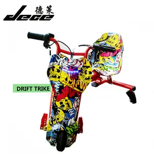 2018 kinderen speelgoed 3 wiel drift scooter elektrische trike drift elektrische driewieler