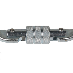 XINDA 25kN楕円形シルバースクリューゲート合金鋼カラビナ産業安全登山用 - Product Image 4