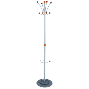 Perchero de pie de <span class=keywords><strong>metal</strong></span> de 2 niveles con 8 ganchos, resistente al viento, antideslizante, para dormitorio, soporte directo de fábrica - Product Image 1