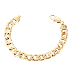 70243 canada fashion jewelry wholesale 18k gold heavy men bracelet