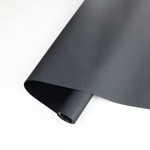 Pvc negro opaco impermeable escarchado pegatinas etiqueta engomada del vidrio