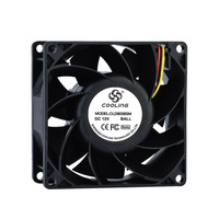 80x80x38mm 80mm 8cm 12V DC soğutma fanı