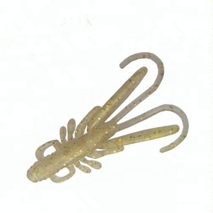 Nouveau Craw 2 "haute qualité Double couleur leurres de pêche en plastique souple Craw ver appât en gros appâts de pêche en caoutchouc - Product Image 5