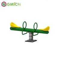Balançoire de jeu en plein air de qualité supérieure avec matériau durable 6 sièges pour enfants équipement de terrain de jeu amusant et sûr