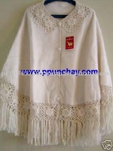Capa Poncho Peruano Alpaca Ropa Tradicional Regional - Product Image 1
