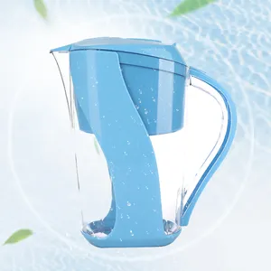 Портативный Щелочной фильтр для воды кувшин 3,5 литров в 10 чашек натуральный PH баланс питьевой фильтр кувшин