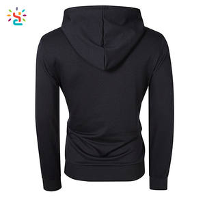Sweat-shirt de haute qualité, uni, coupe ajustée, sans poche, sweat-shirt uni pour homme, en molleton français, lourd - Product Image 6