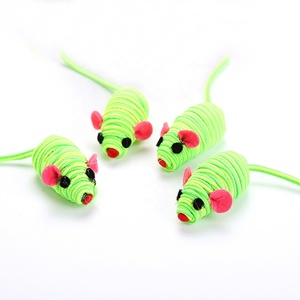 Giocattoli del gatto fasce di cuoio mouse può tirare colorato scelte tra cui fruscio prodotti per animali domestici - Product Image 2