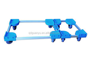 Промышленные четырехколесные тележки, пластиковая платформа PKT6040 со стальной конструкцией - Product Image 5