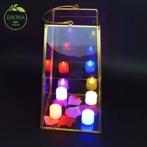 Tempesta per l'oro senza piombo tin portacandele di vetro <span class=keywords><strong>cimitero</strong></span> & red telai in metallo di rame stradale testa lanterna - Product Image 1