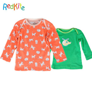 de la llegada del bebé muchachas camiseta primavera Otoño Invierno <span class=keywords><strong>manga</strong></span> larga encantadora carácter bebé niños camiseta - Product Image 5