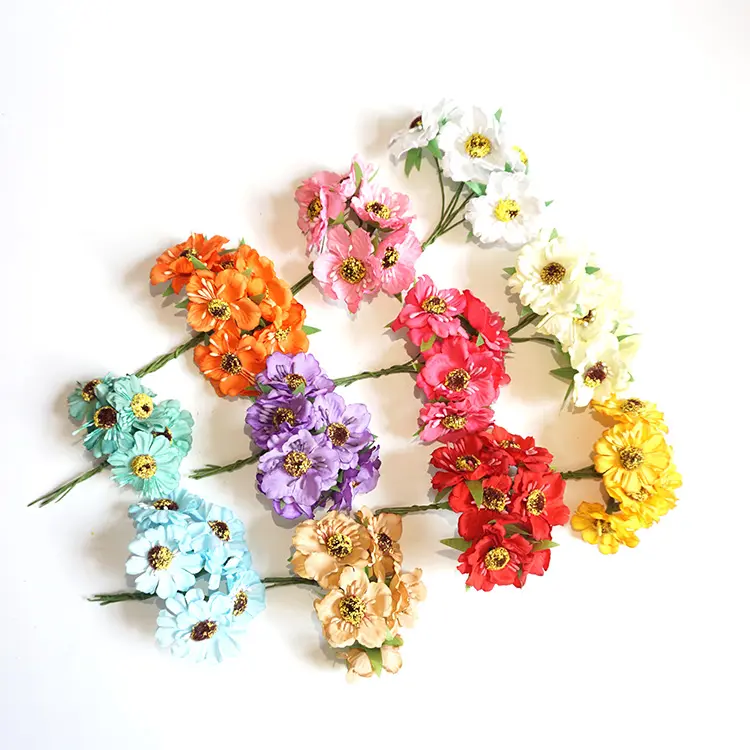 Newest Cheap Decoration artificial flower and garland hand craft flowers CF-008