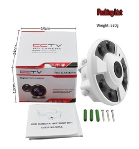 Venda quente CCTV 4K Full <span class=keywords><strong>HD</strong></span> 8MP <span class=keywords><strong>POE</strong></span> Câmera <span class=keywords><strong>IP</strong></span> 180 Graus Fisheye Câmera Panorâmica com Áudio - Product Image 5