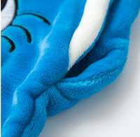 Couverture douce en forme de queue de sirène, en peluche, en molleton, pour enfants