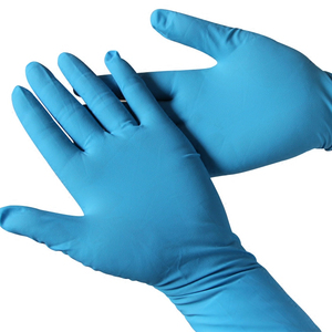 Reusable german leather work gloves 9 mil nitrile glove dotting safety gloves