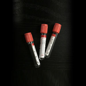 Tubes de test simples, en verre, approuvé ce, rouge, 3ml, 10ml, pour <span class=keywords><strong>collection</strong></span> de sang rouge sous vide, sans additifs - Product Image 5